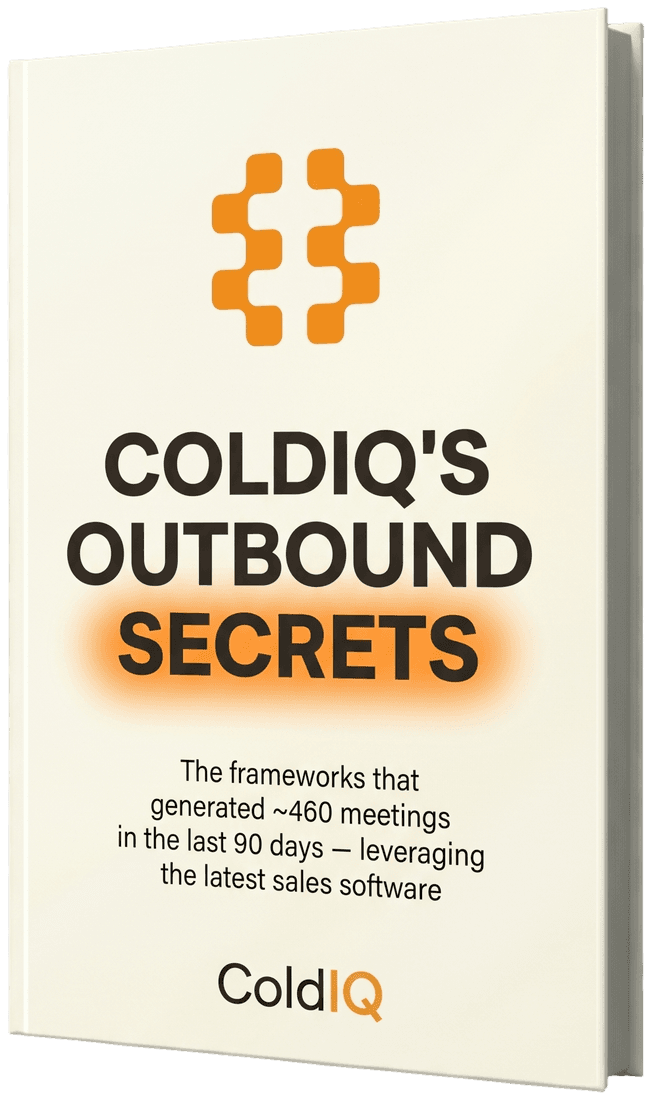 ColdIQ's Outbound Secrets Book Cover